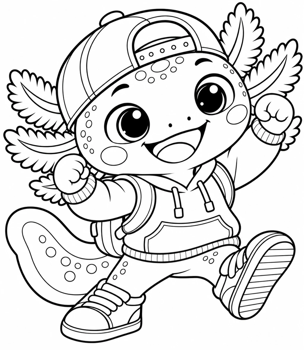 Asher coloring page preview