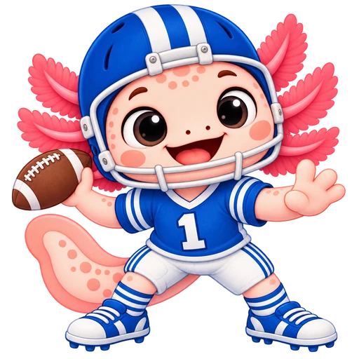 Asher playing football